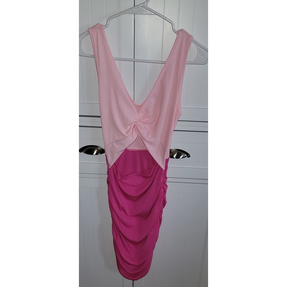 Juniors Shein dress small cute has cut out Pink
